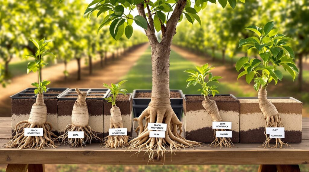 porte greffe pour pecher