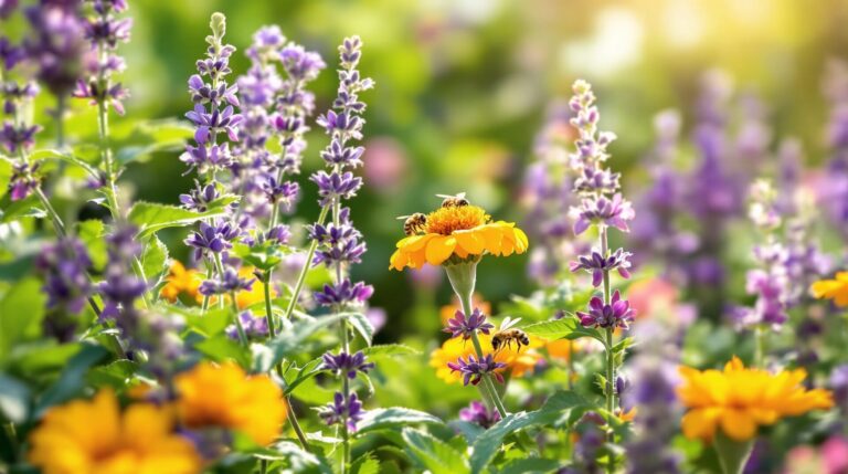 Les plantes qui attirent les abeilles et repoussent les guêpes