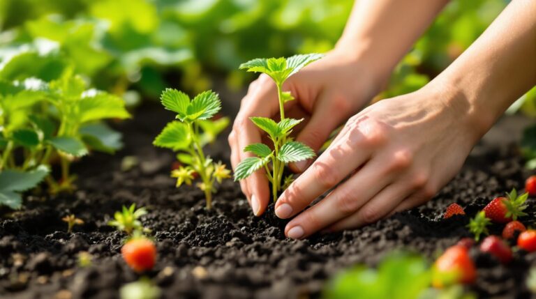 repiquage des fraises