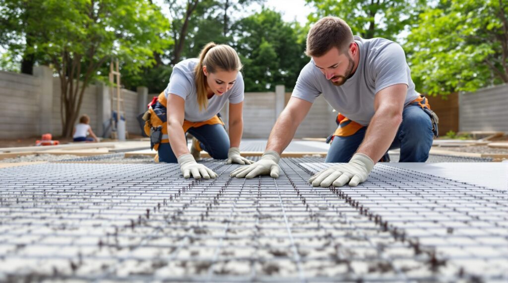 comment poser du treillis soudé