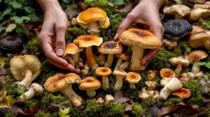 champignon de foret comestible