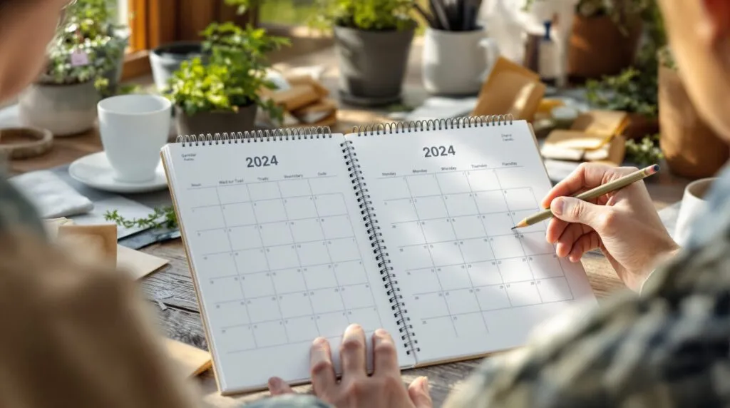 calendrier jardin 2024