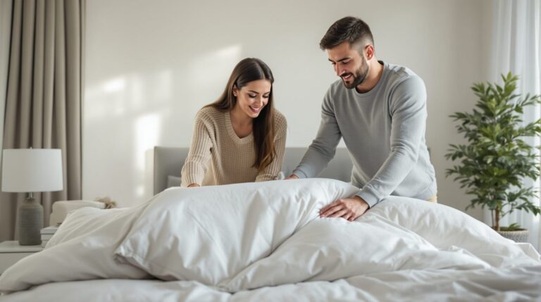 Comment mettre sa housse de couette facilement ? Les différentes techniques