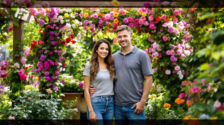 Comment avoir un jardin fleuri toute l'année grâce aux plantes grimpantes ?