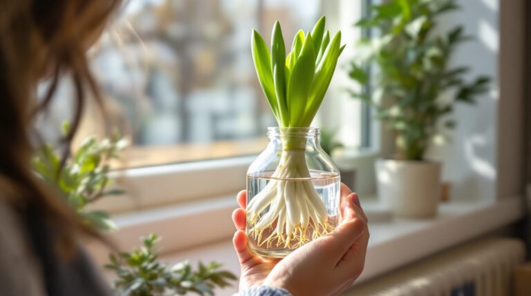 bulbe jacinthe dans l'eau