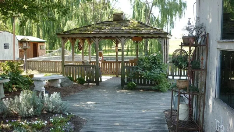 table de jardin design