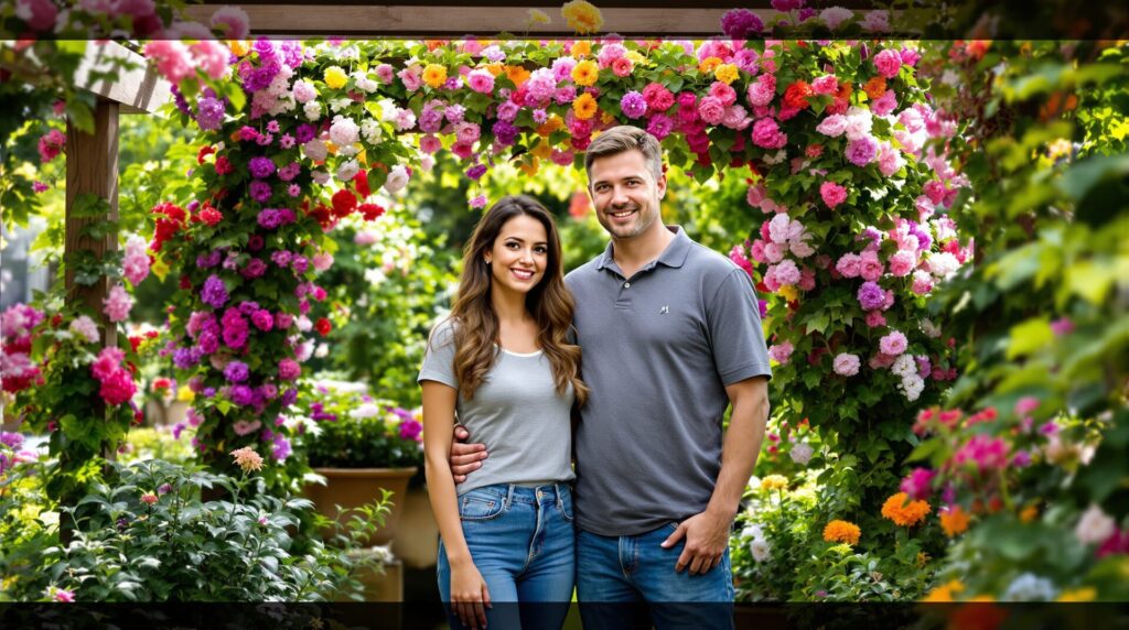 Comment avoir un jardin fleuri toute l'année grâce aux plantes grimpantes ?