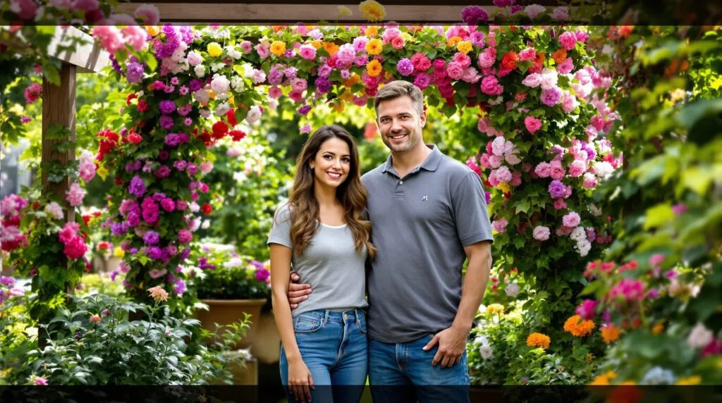 Comment avoir un jardin fleuri toute l'année grâce aux plantes grimpantes ?