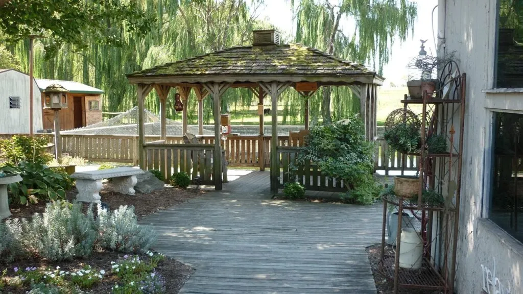 table de jardin design