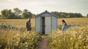 terrain non constructible avec cabanon cadastré