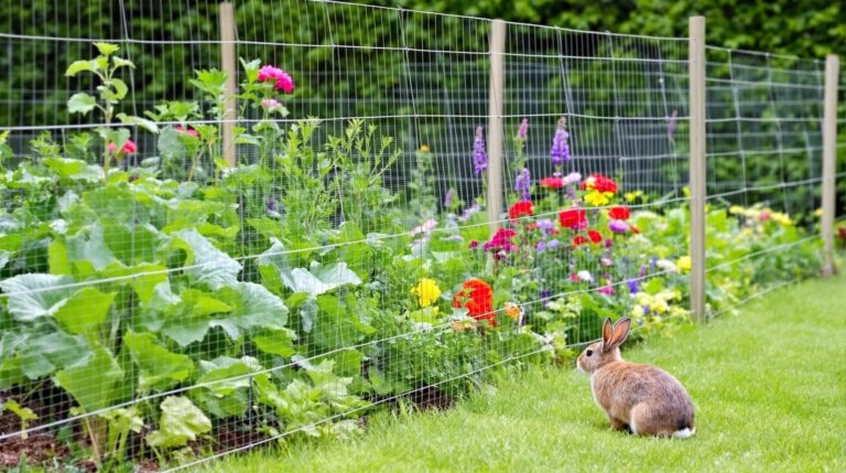 quelle hauteur de grillage contre les lapins