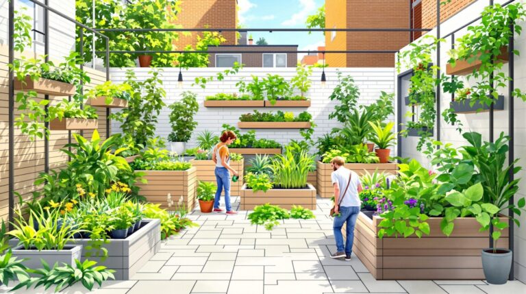 Aménager un petit jardin de ville : conseils pratiques pour optimiser chaque mètre carré