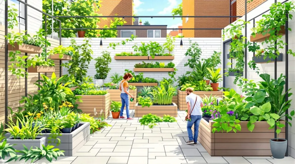 Aménager un petit jardin de ville : conseils pratiques pour optimiser chaque mètre carré