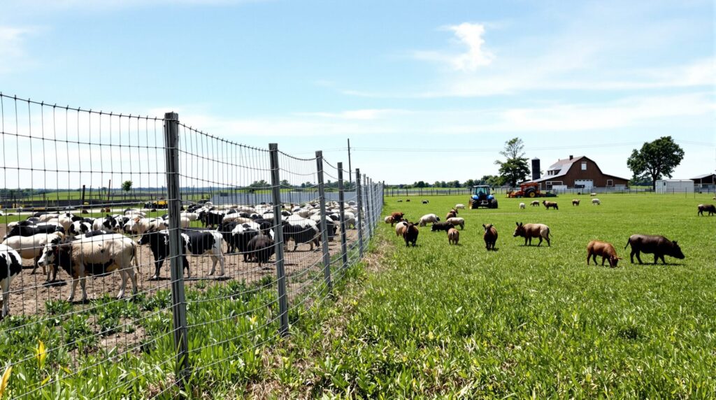 Quel type de clôture choisir pour protéger les élevages et les zones agricoles des animaux sauvages ?