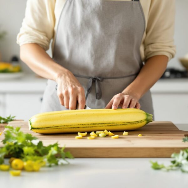 grosse courgette jaune