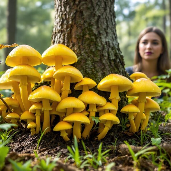 lépiote jaune danger