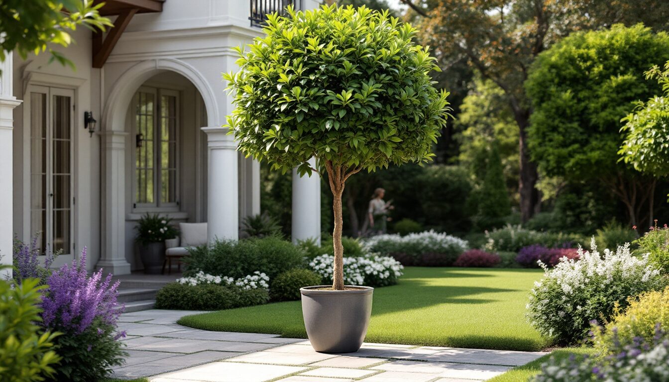 laurier tin sur tige