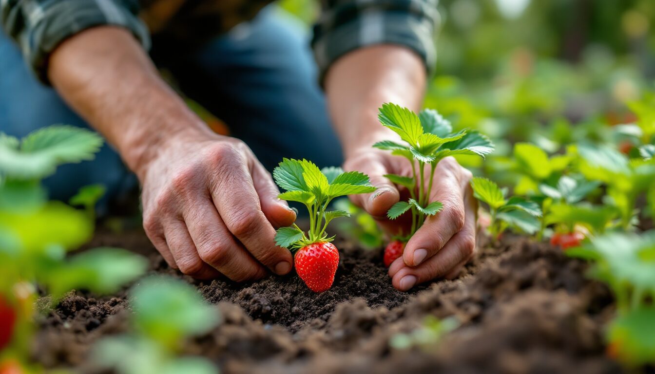 repiquage des fraises