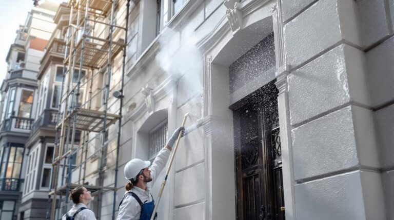 protection de façades contre les intempéries