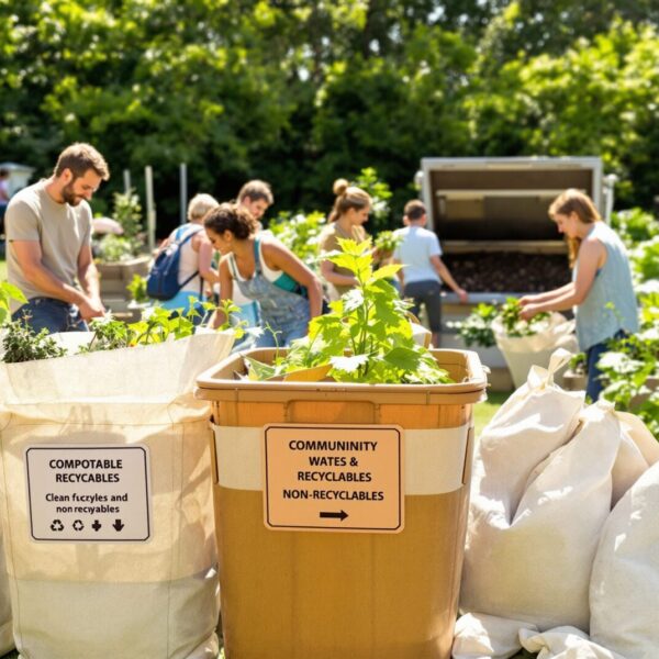 sac papier compostable