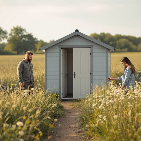 terrain non constructible avec cabanon cadastré