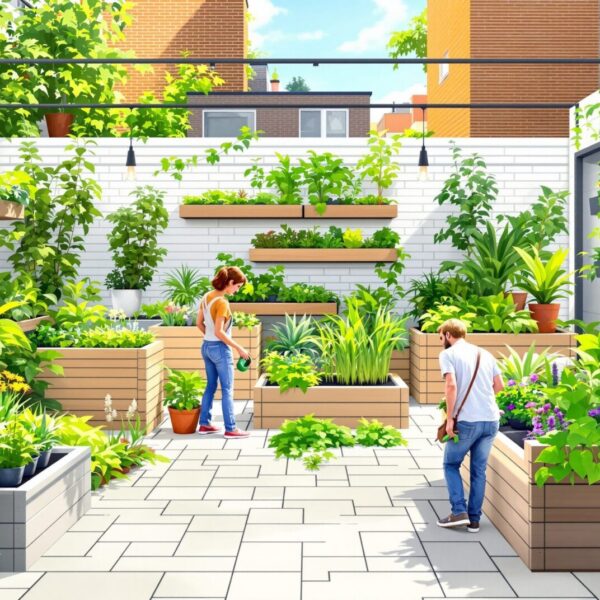 Aménager un petit jardin de ville : conseils pratiques pour optimiser chaque mètre carré