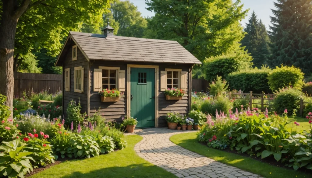 cabane de jardin