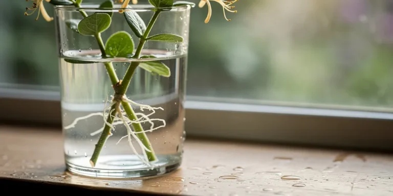 boutures chevrefeuille dans l'eau