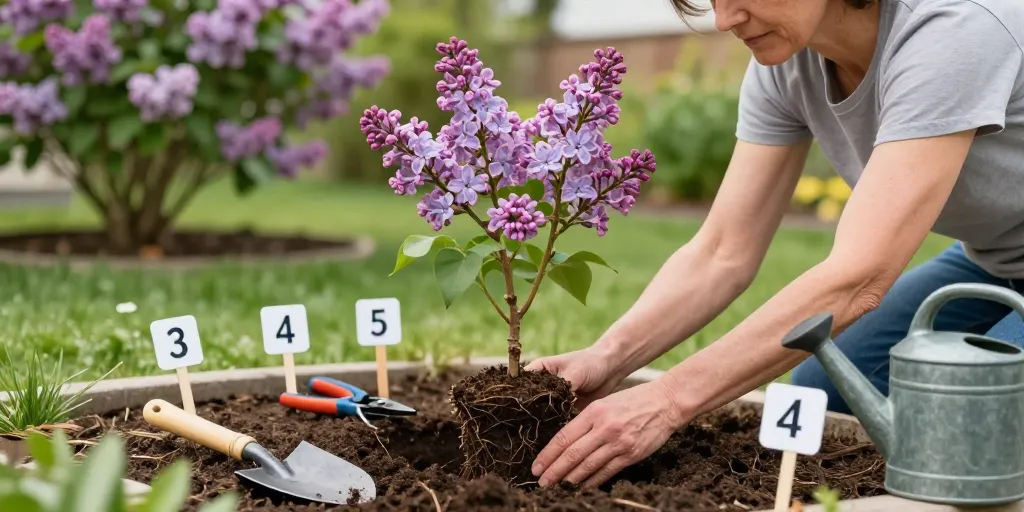 comment planter lilas