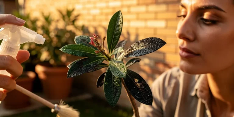 fumagine laurier rose