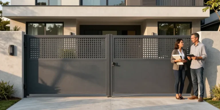 portail battant aluminium