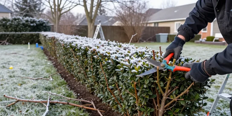 taille des troènes en hiver