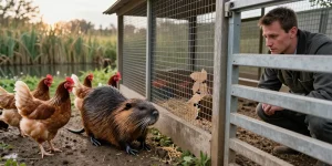 est-ce que le ragondin mange les poules