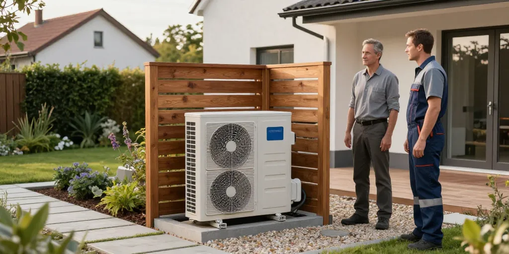 Pompe à chaleur au jardin : comment intégrer l'unité extérieure sans gâcher votre aménagement paysager