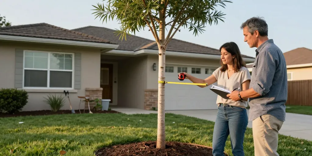 à quelle distance d'une maison planter un albizia