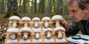 champignon comestibles blanc