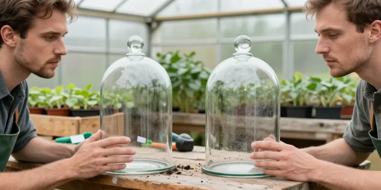 cloche de maraicher en verre