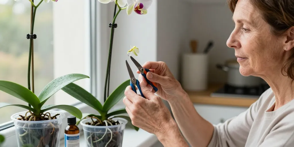 comment entretenir une orchidée après floraison