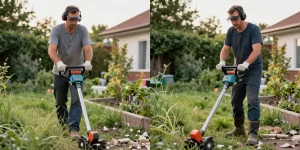 utiliser une débroussailleuse