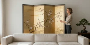 Comment placer un paravent japonais dans un salon ?