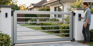 Aménager son entrée de jardin : portail coulissant et motorisation