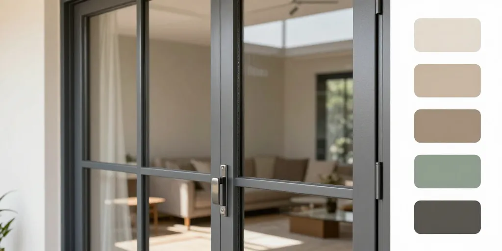 Porte fenêtre aluminium : les couleurs tendances en 2026