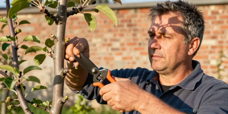 taille des arbres fruitiers en espalier