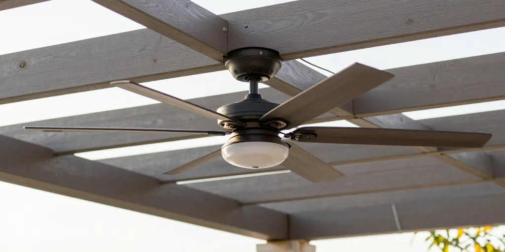 Ventilateur de plafond en véranda et pergola : le guide