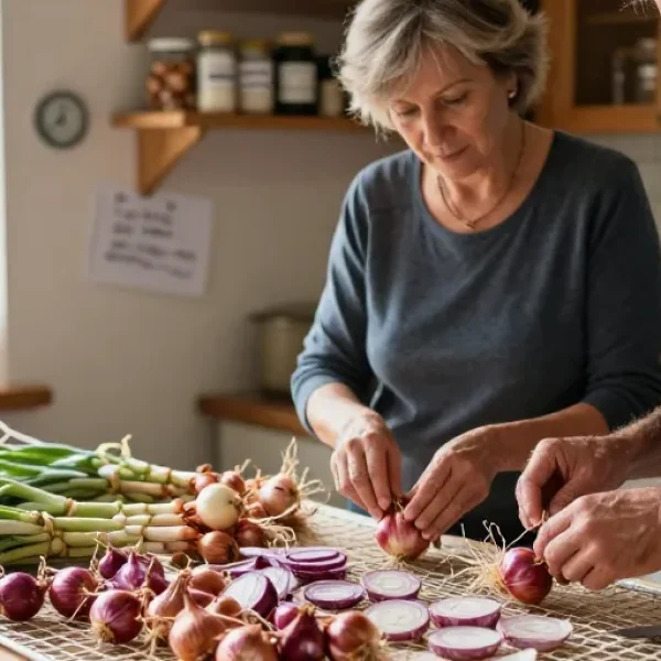 comment conserver l'échalote