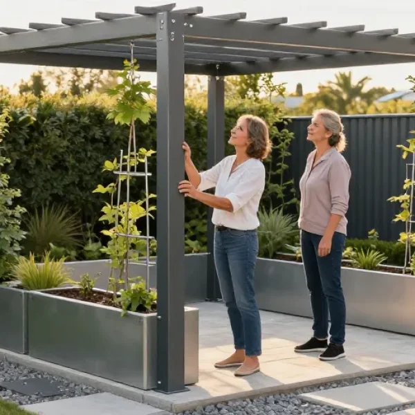 Jardin et extérieur : solutions en acier pour structurer et protéger