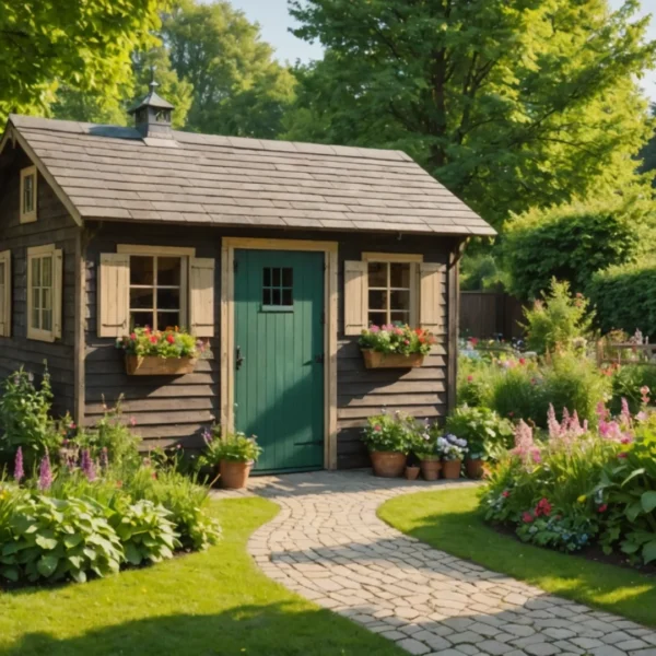 cabane de jardin