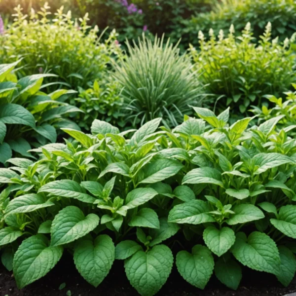 Menthe_en_folie_:_révélez_les_mystères_cachés_de_votre_jardin_aromatique feuilles de menthe