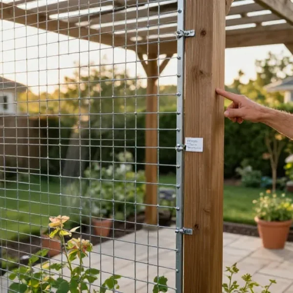pergola en treillis soudé