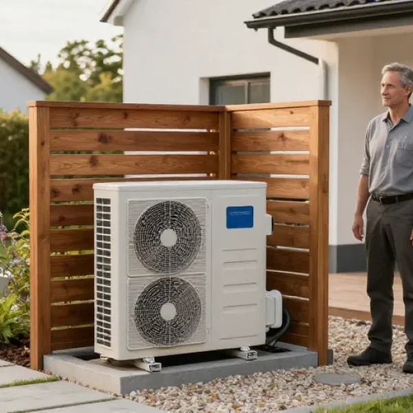 Pompe à chaleur au jardin : comment intégrer l'unité extérieure sans gâcher votre aménagement paysager